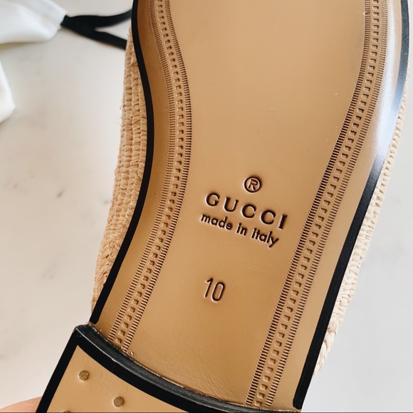 Gucci Princetown Raffia Slippers (Men’s) - Picture 3 of 5